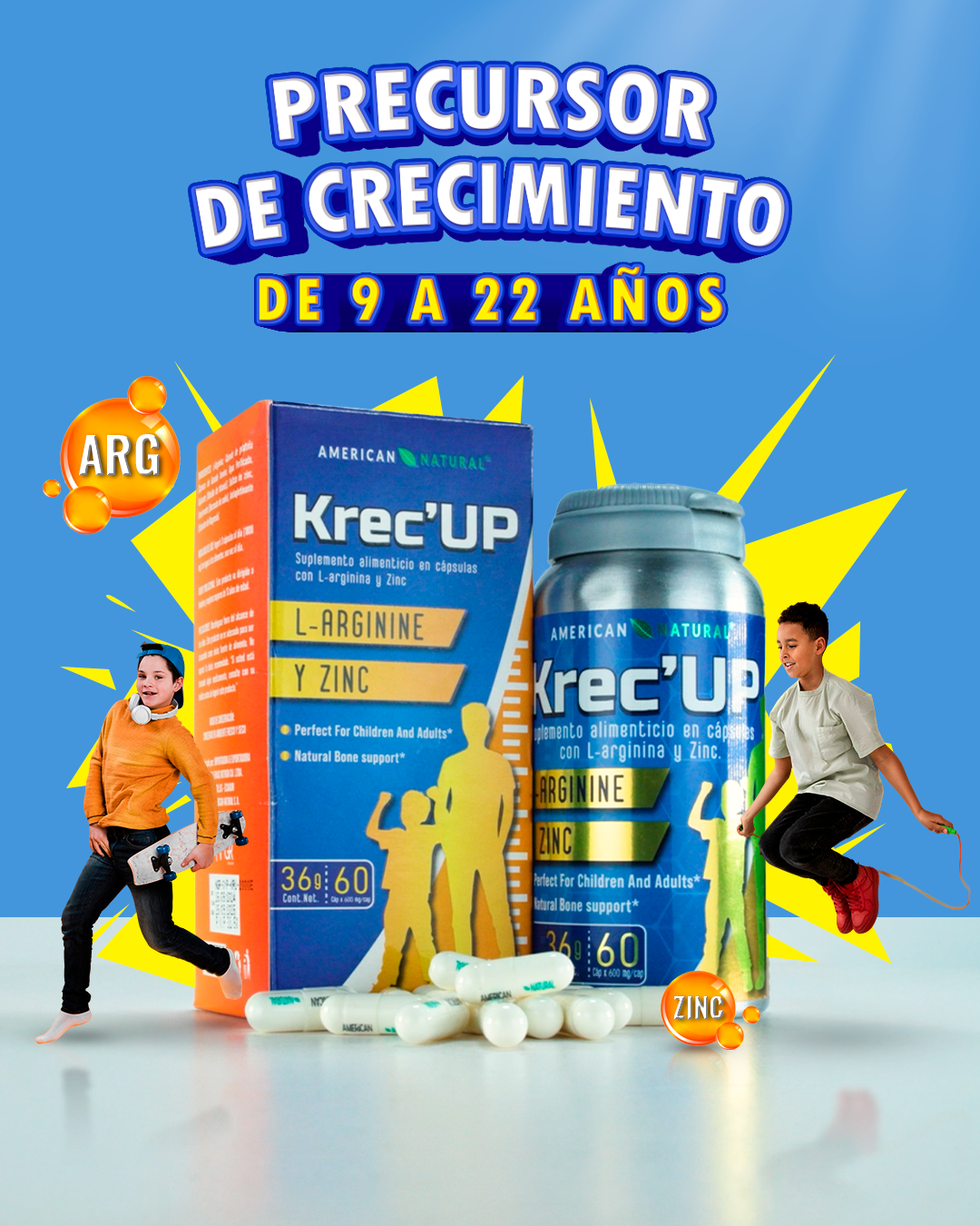 Krec’UP Premium Original – Impulsa tu Crecimiento Natural 🌱