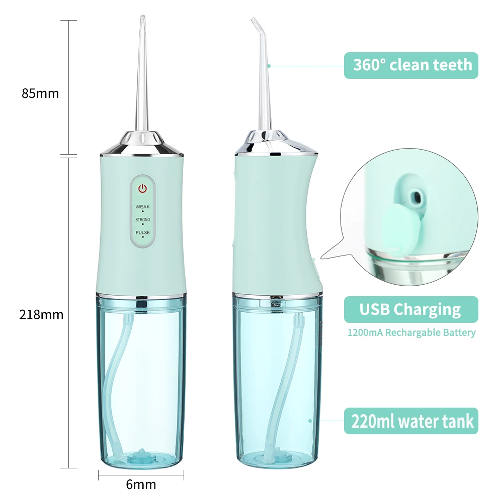 📣IRRIGADOR DENTAL LIMPIEZA ORAL RECARGABLE