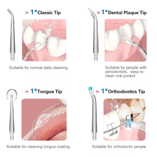 📣IRRIGADOR DENTAL LIMPIEZA ORAL RECARGABLE