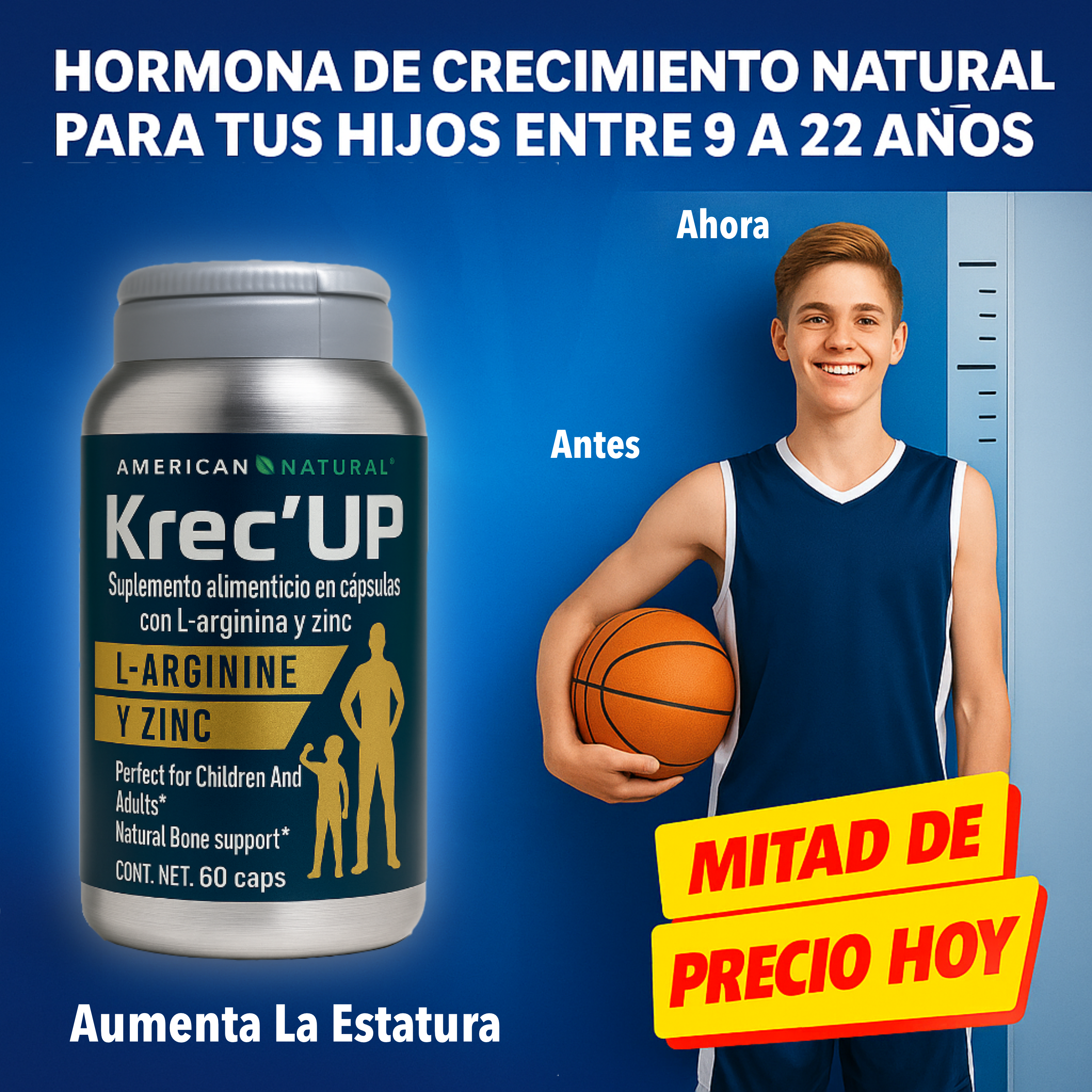 Krec’UP Premium Original – Impulsa tu Crecimiento Natural 🌱